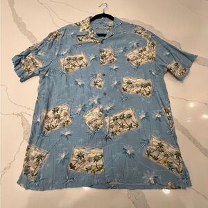 Tropical Paradise Men's Casual Shirt